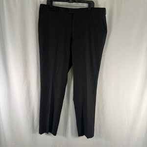Venezia Wool Cashmere Dress Pants Men's 56 40x31 Dark Grey Flat Front Slash Pock